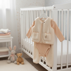 Sherpa Three-Piece Teddy Gilet Set